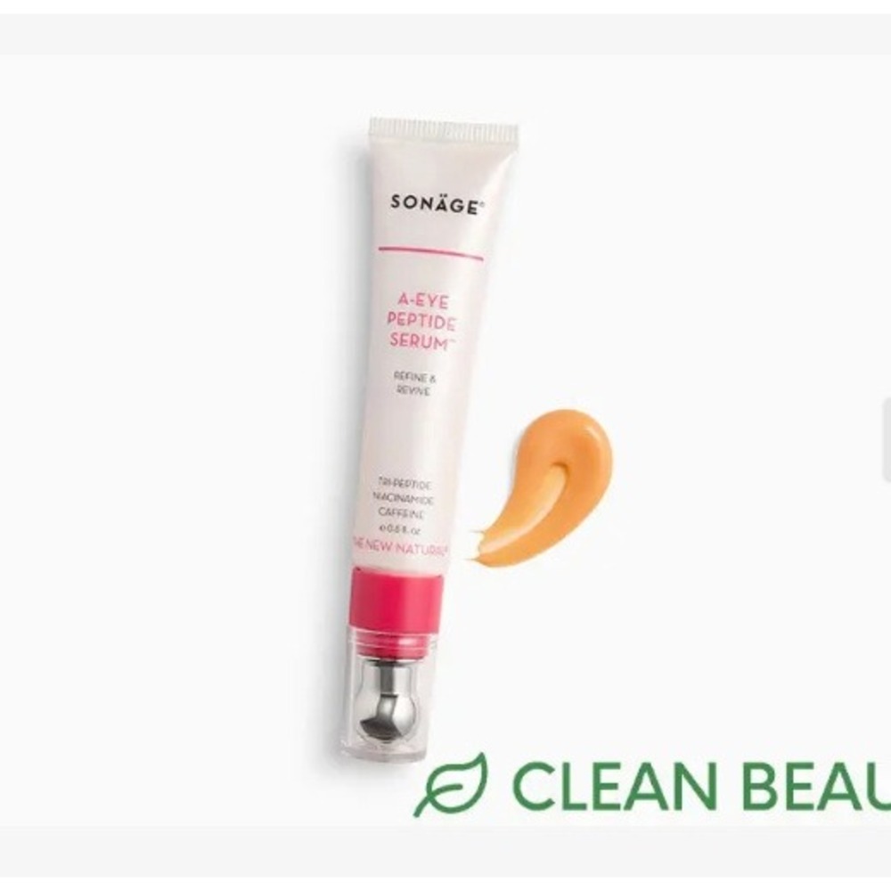 SONAGE A-Eye Peptide Serum Refine Revive Tri Peptide Niacinamide Caffeine0.5floz